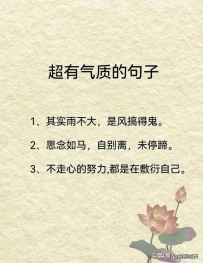 不走心的积极，都是在敷衍自己！超有气质的句子
