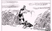 民间故事：小孙子指着泥鳅大呼龙，二十年后，油锅上空出现一条龙