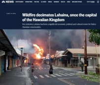 知名旅游胜地大火，“像被轰炸后的战区”
